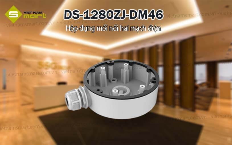 Hộp đựng mối nối hai mạch điện Hikvision DS-1280ZJ-DM46 Hộp đựng mối nối hai mạch điện Hikvision DS-1280ZJ-DM46