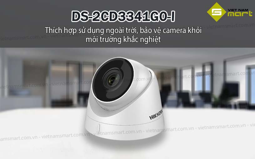 Camera tháp pháo mạng MP Hikvision CMOS DS-2CD3341G0-I Camera tháp pháo mạng MP Hikvision CMOS DS-2CD3341G0-I