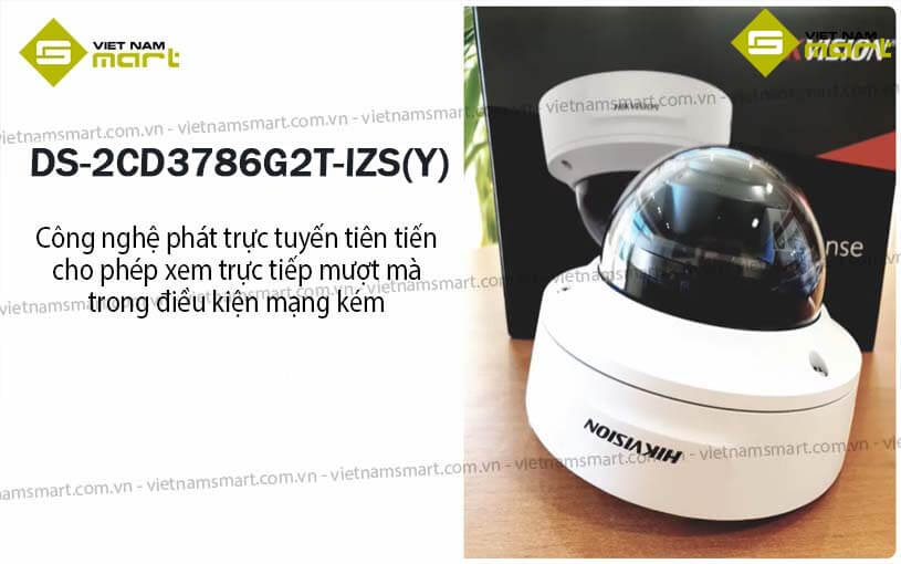 Camera mạng vòm đa tiêu cự Hikvision DS-2CD3786G2T-IZS(Y) Camera mạng vòm đa tiêu cự Hikvision DS-2CD3786G2T-IZS(Y)
