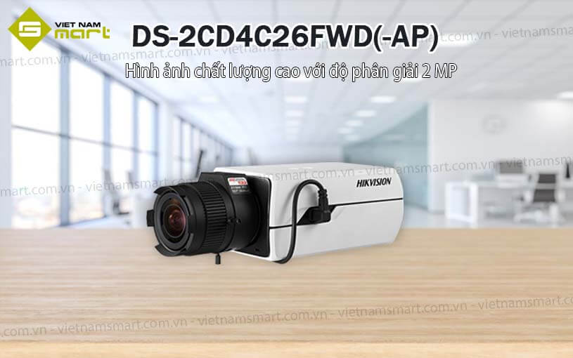 Camera mạng hộp Hikvision DS-2CD4C26FWD(-AP) Camera mạng hộp Hikvision DS-2CD4C26FWD(-AP)