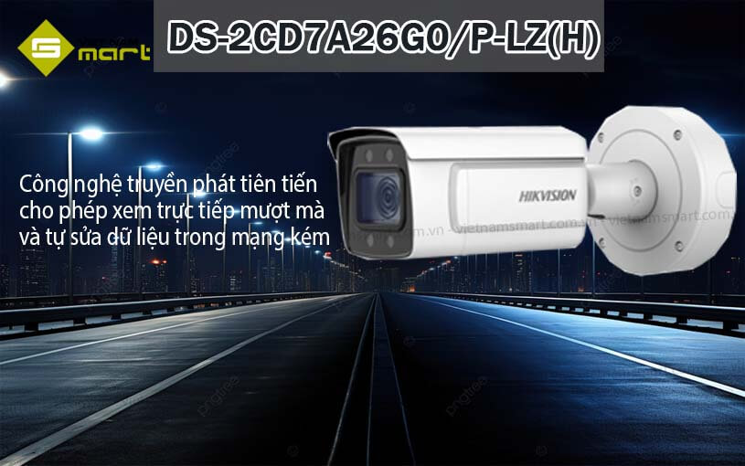 Camera dạng viên đạn đa tiêu cự Hikvision DS-2CD7A26G0/P-LZ(H)S