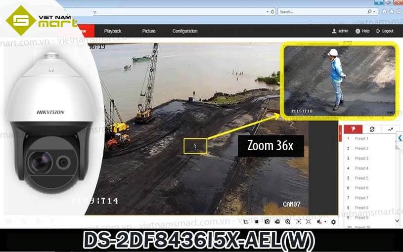 Camera mái vòm Hikvision DS-2DF8436I5X-AEL(W) Camera mái vòm Hikvision DS-2DF8436I5X-AEL(W)