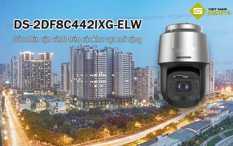 Camera mái vòm 4MP Hikvision DS-2DF8C442IXG-ELW