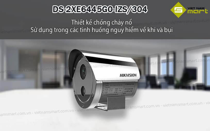 Camera mạng chống cháy nổ Hikvision DS-2XE6445G0-IZS/304