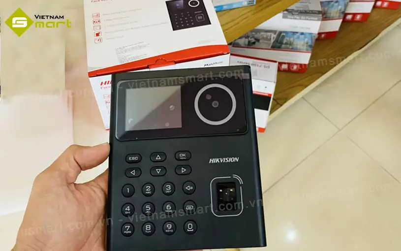Máy chấm công khuôn mặt Hikvision DS-K1T320EFWX-B Máy chấm công khuôn mặt Hikvision DS-K1T320EFWX/B