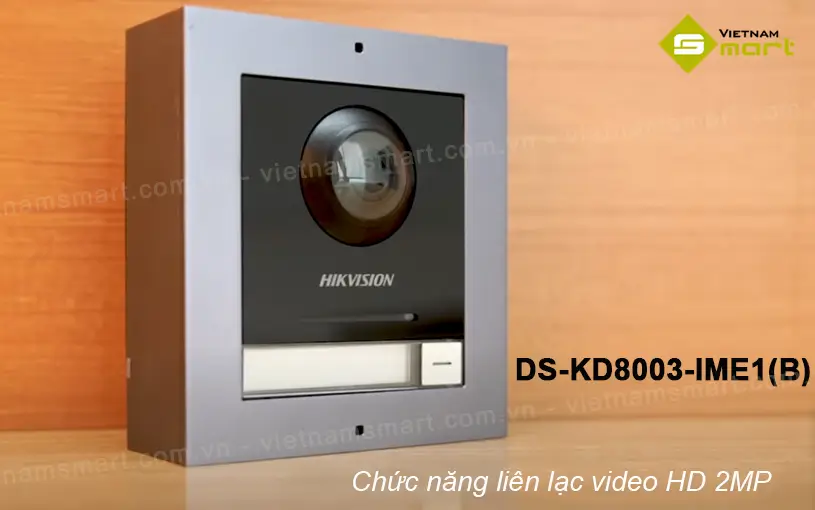 Bộ liên lạc video IP Hikvision DS-KIS602(B) Bộ liên lạc trạm cửa DS-KD8003-IME1(B)