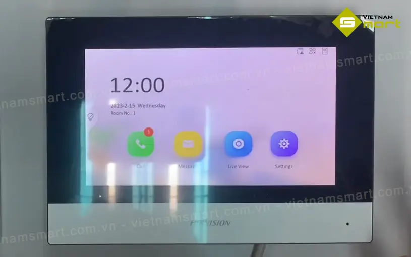 Bộ liên lạc IP khuôn mặt Hikvision DS-KIS901-P Màn hình giám sát trong nhà DS-KIS901-P