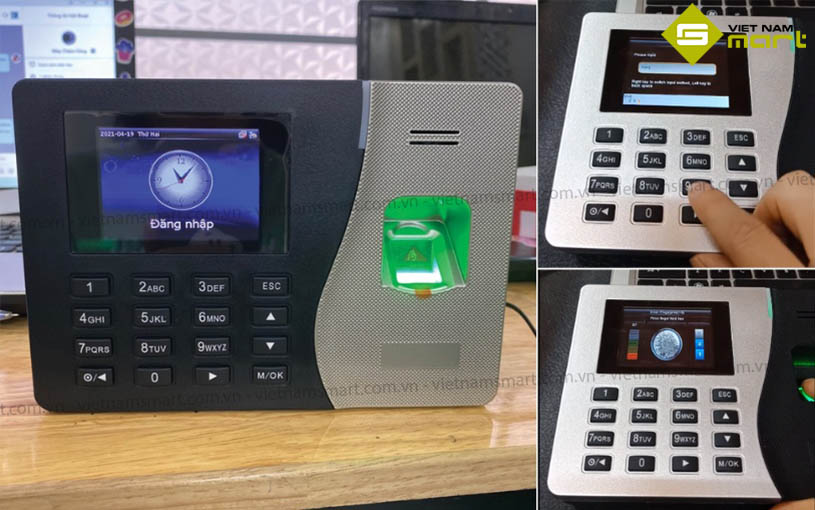 Hình ảnh chi tiết của máy chấm công Ronald Jack RJ-2200