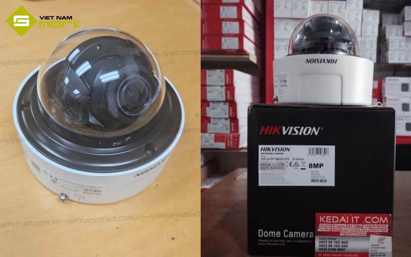 Camera vòm trong nhà 4K Hikvision iDS-2CD7186G0-IZS Camera vòm trong nhà 4K Hikvision iDS-2CD7186G0-IZS