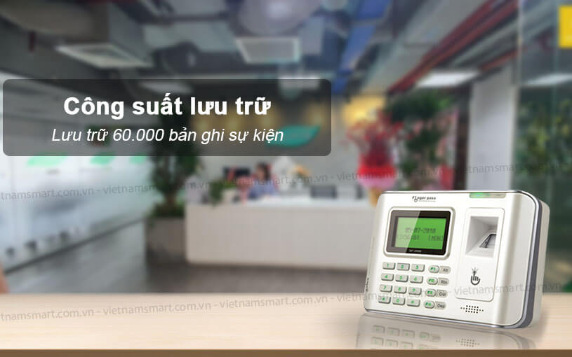 KJTech SF2500 lưu trữ tới 60.000 bản ghi sự kiện