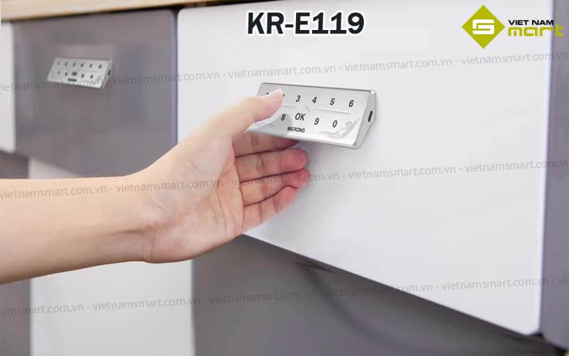Khóa mật khẩu kỹ thuật số cho ngăn kéo bàn Kerong KR-E119 Khóa mật khẩu kỹ thuật số cho ngăn kéo bàn Kerong KR-E119