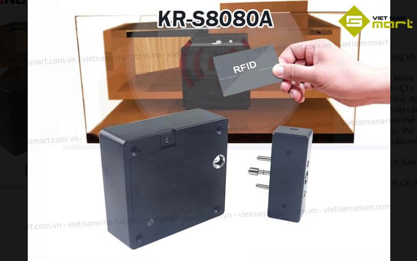 Khóa tủ RFID ẩn Kerong KR-S8080A Khóa tủ RFID ẩn Kerong KR-S8080A