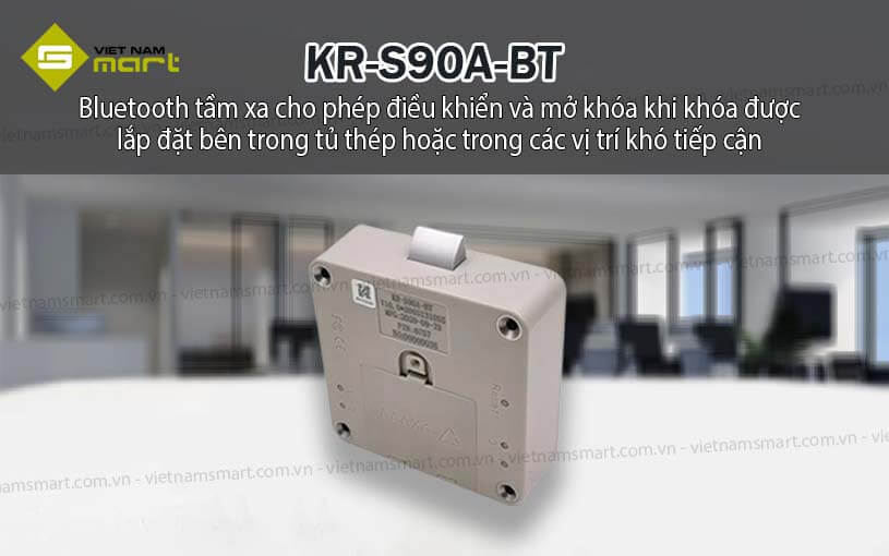 Khóa ngăn kéo/tủ ẩn Kerong KR-S90A-BT Khóa ngăn kéo/tủ ẩn Kerong KR-S90A-BT