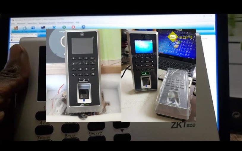 Làm quen giao diện của máy chấm công trước khi sử dụng