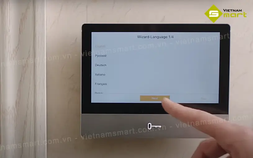 Bộ liên lạc video IP Hikvision DS-KIS602(B) Bộ liên lạc trạm trong nhà DS-KH6320-WTE1