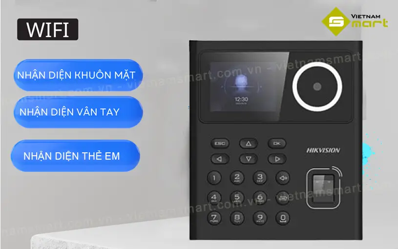Máy chấm công khuôn mặt Hikvision DS-K1T320EFWX-B Giới thiệu về máy chấm công khuôn mặt Hikvision DS-K1T320EFWX-B