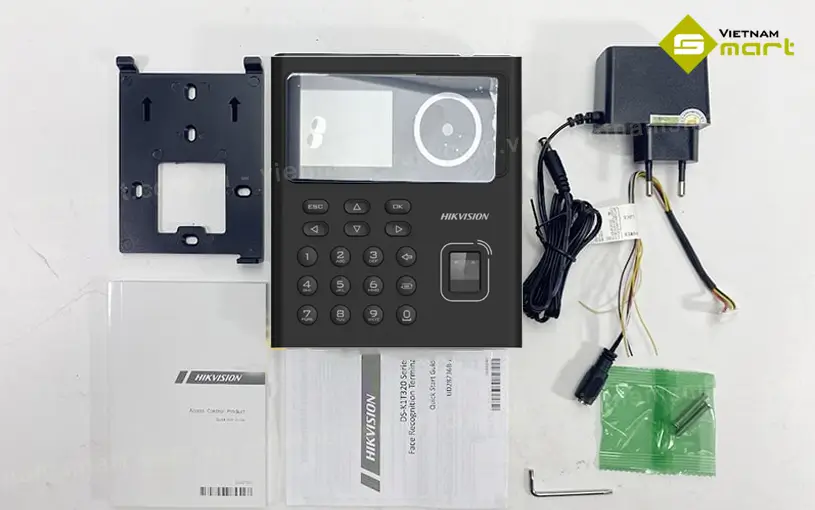 Máy chấm công khuôn mặt Hikvision DS-K1T320MFWX-B Chọn bộ sản phẩm máy chấm công DS-K1T320MFWX-B
