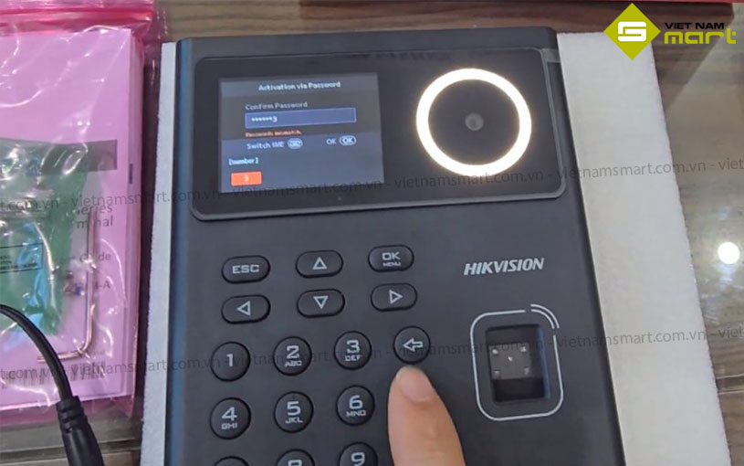 Máy nhận dạng khuôn mặt SH-K1T9320MFWX dễ dàng thao tác