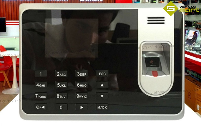 Máy chấm công vân tay Ronald Jack T8A nhỏ gọn, hiện đại