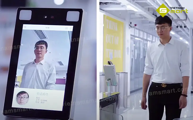 ProFace-X xác minh nhân sự nhanh chóng