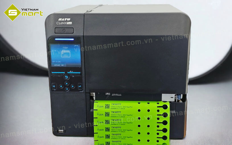 Máy in mã vạch, tem SATO CL6NX Plus chính hãng được phân phối bởi VietnamSmart