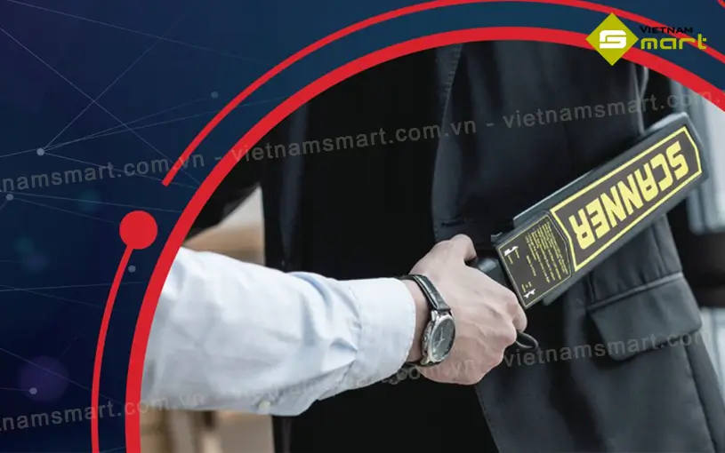 Máy dò kim loại cầm tay NP SH100 không gây hại đến sức khỏe