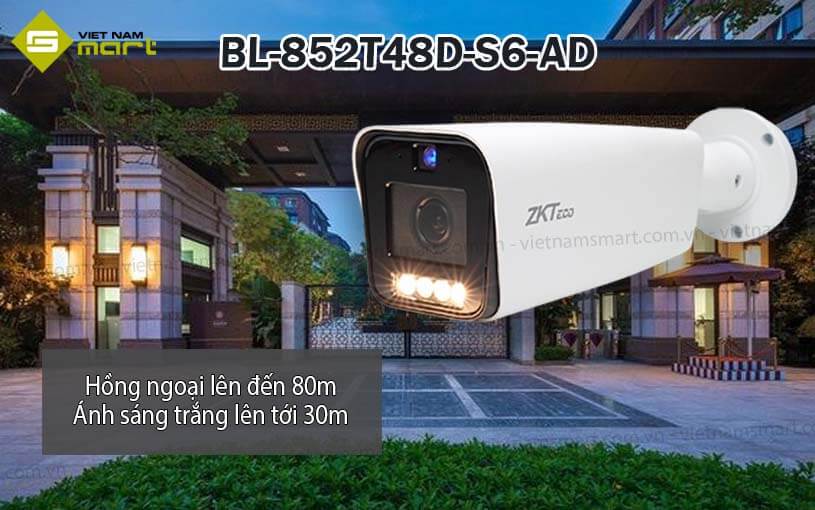 Camera IP đa tiêu cự 2MP ZKTeco BL-852T48D-S6-AD