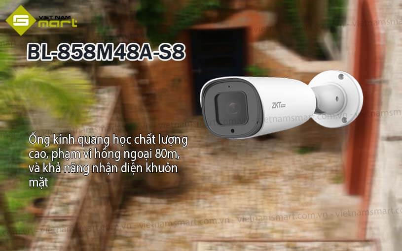 Camera IP Bullet 8MP ZKTeco BL-858M48A-S8 Camera IP Bullet 8MP ZKTeco BL-858M48A-S8