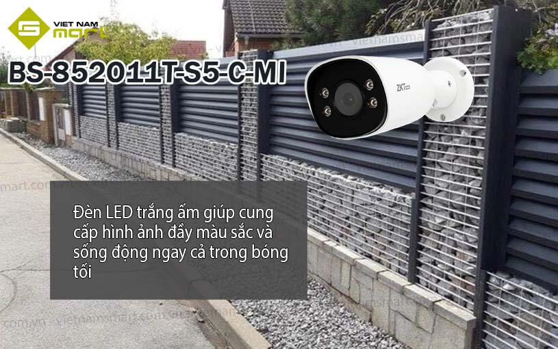 Camera IP Bullet 2MP ZKTeco BS-852O11T-S5-C-MI Camera IP Bullet 2MP ZKTeco BS-852O11T-S5-C-MI