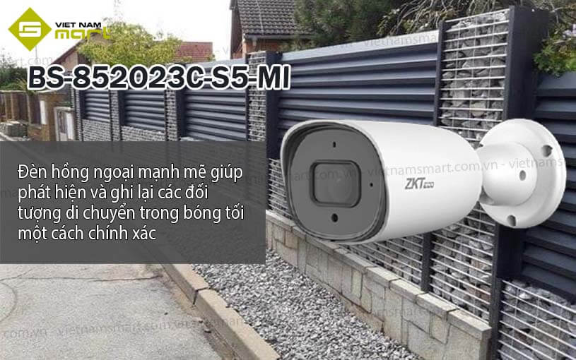 Camera IP Bullet cố định ZKTeco BS-852O23C-S5-MI Camera IP Bullet cố định ZKTeco BS-852O23C-S5-MI