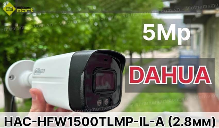 Camera HDCVI 5MP Dahua DH-HAC-HFW1500TLMP-IL-A Camera HDCVI 5MP Dahua DH-HAC-HFW1500TLMP-IL-A