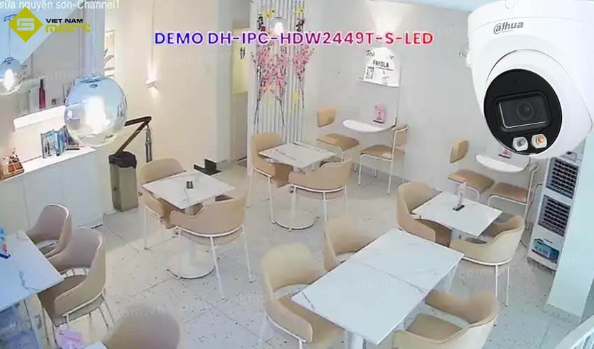 Camera IP dome 4MP Dahua DH-IPC-HDW2449T-S-LED