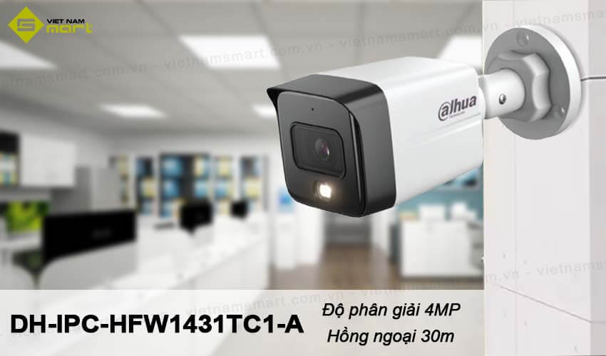 Camera IP 4MP Dahua DH-IPC-HFW1431TC1-A Camera IP 4MP Dahua DH-IPC-HFW1431TC1-A