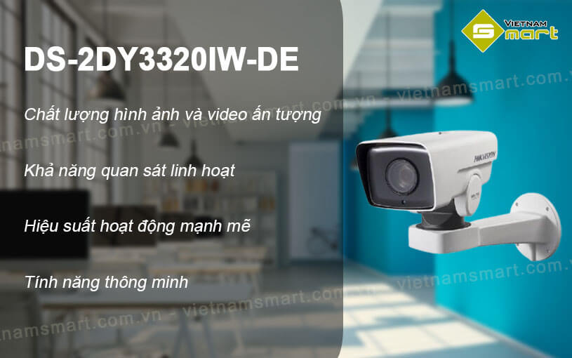 Camera hồng ngoại PTZ 3MP Hikvision DS-2DY3320IW-DE Camera hồng ngoại PTZ 3MP Hikvision DS-2DY3320IW-DE