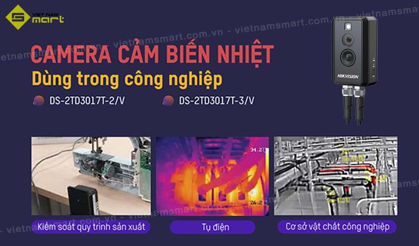 Camera cảm biến nhiệt Hikvision DS-2TD3017T-3/V