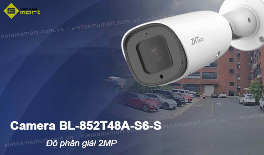 Camera IP hồng ngoại 2MP ZKTeco BL-852T48A-S6-S Camera IP hồng ngoại 2MP ZKTeco BL-852T48A-S6-S