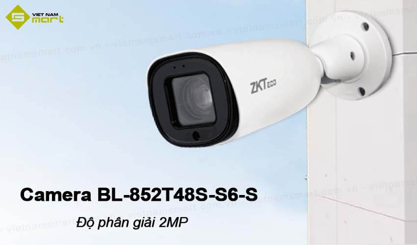 Camera IP hồng ngoại 2MP ZKTeco BL-852T48S-S6-S Camera IP hồng ngoại 2MP ZKTeco BL-852T48S-S6-S
