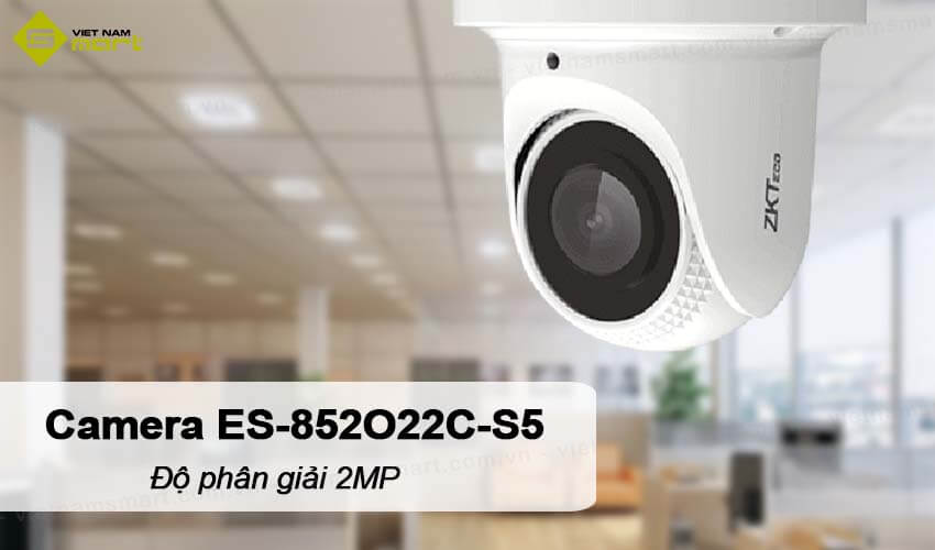 Camera IP hồng ngoại 2MP ZKTeco ES-852O22C-S5 Camera IP hồng ngoại 2MP ZKTeco ES-852O22C-S5