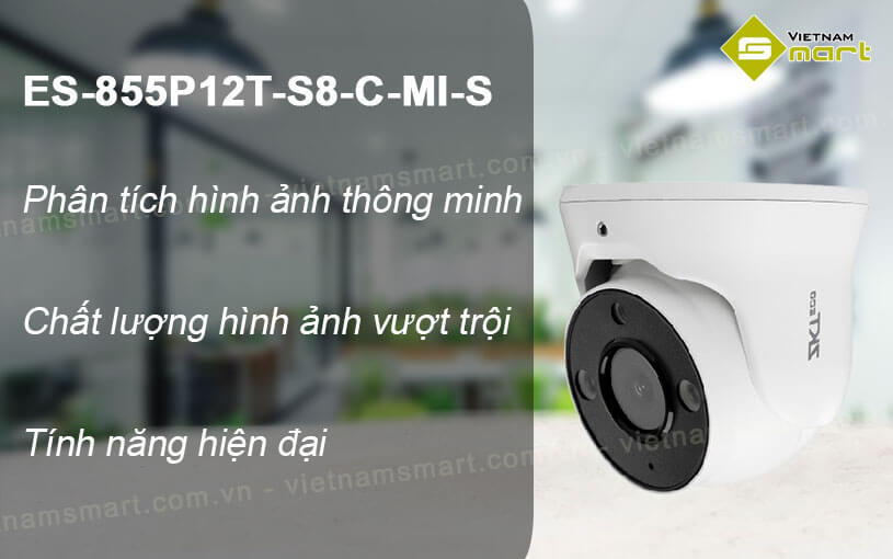 Camera IP cố định BioSense 5MP ZKTeco ES-855P12T-S8-C-MI-S