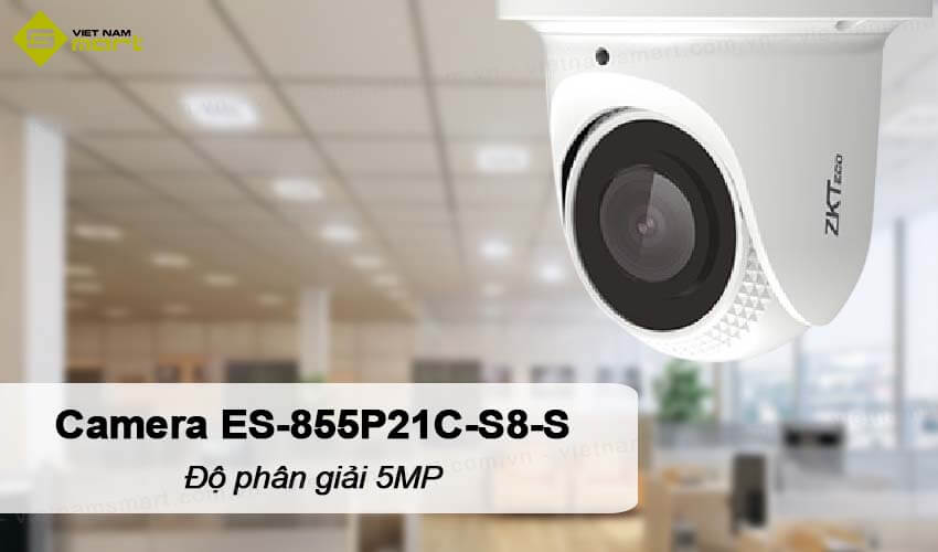 Camera IP BioSense 5MP ZKTeco ES-855P21C-S8-S Camera IP BioSense 5MP ZKTeco ES-855P21C-S8-S