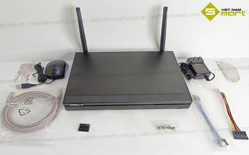 Đầu ghi hình IP Wifi 8 kênh Dahua DHI-NVR1108HS-W-S2-FCC Đầu ghi hình IP Wifi 8 kênh Dahua DHI-NVR1108HS-W-S2-FCC