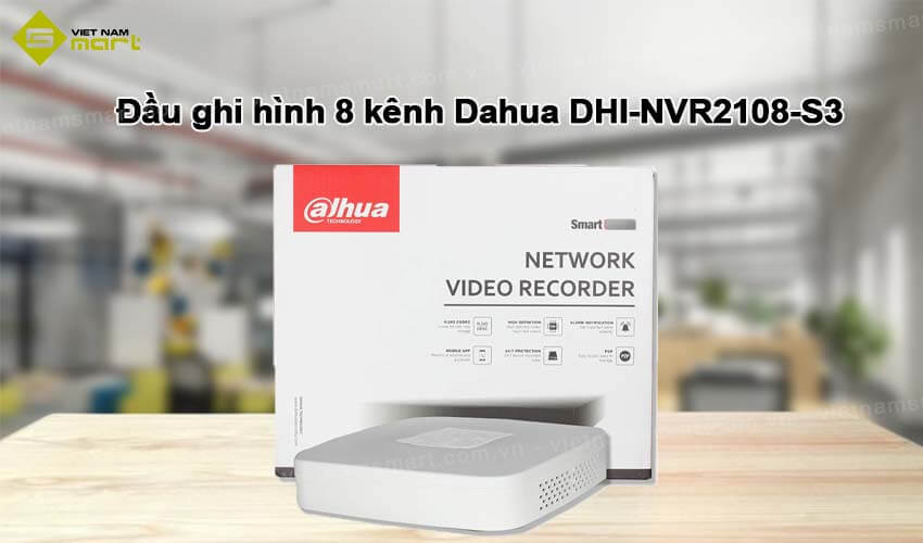 Đầu ghi hình IP 8 kênh Dahua DHI-NVR2108-S3