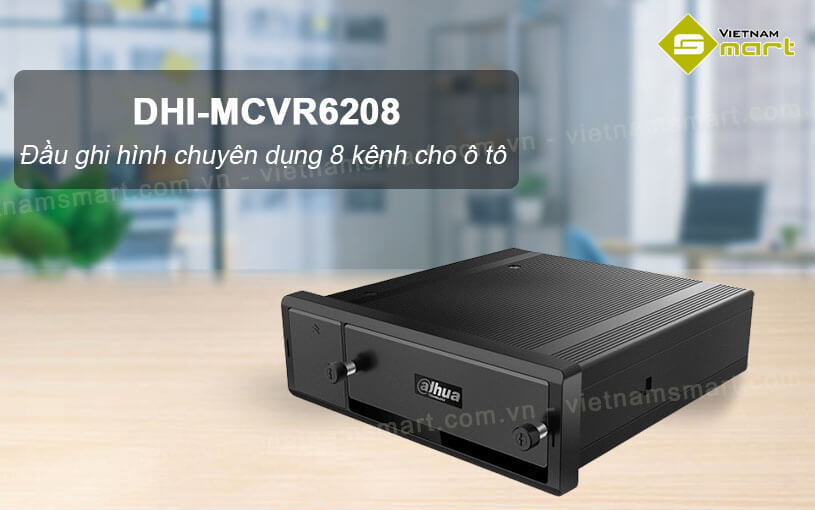 Đầu ghi hình chuyên dụng 8 kênh cho ô tô Dahua DHI-MCVR6208 Đầu ghi hình Dahua DHI-MCVR6208