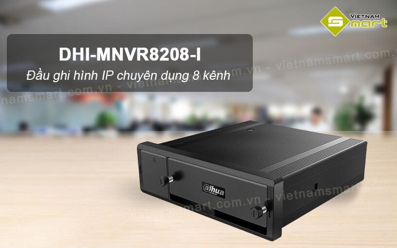 Đầu ghi hình IP chuyên dụng 8 kênh cho ô tô Dahua DHI-MNVR8208-I Đầu ghi hình Dahua DHI-MNVR8208-I