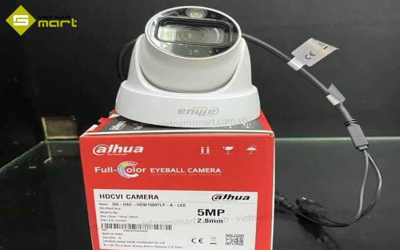 Camera HDCVI Dome 5MP Dahua DH-HAC-HDW1509TLP-A-LED Camera HDCVI Dome 5MP Dahua DH-HAC-HDW1509TLP-A-LED