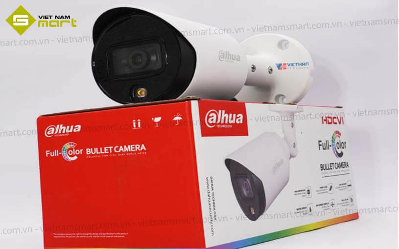 Camera 2MP Full Color Dahua DH-HAC-HFW1239TP-LED-S2 