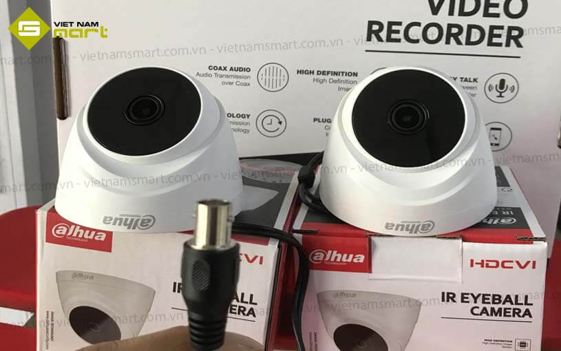 Camera Dome HDCVI hồng ngoại 2MP Dahua DH-HAC-T1A21P-VN Camera Dome HDCVI hồng ngoại 2MP Dahua DH-HAC-T1A21P-VN