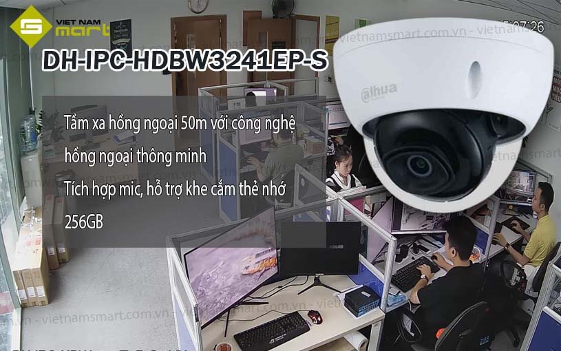 Camera IP 2.0MP Dahua DH-IPC-HDBW3241EP-S Camera IP 2.0MP Dahua DH-IPC-HDBW3241EP-S