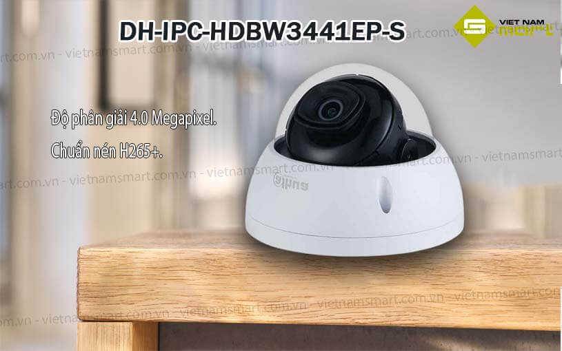 Camera IP AI 4.0MP DAahua DH-IPC-HDBW3441EP-S