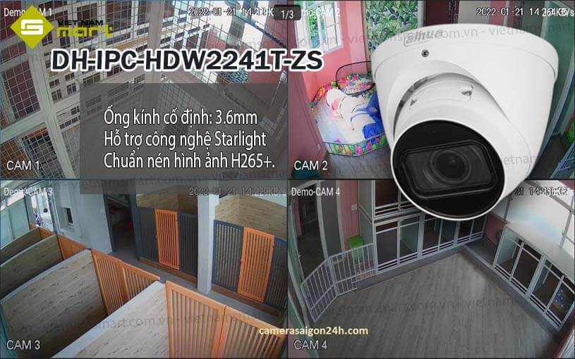 Camera IP 2MP Dahua DH-IPC-HDW2241T-ZS Camera IP 2MP Dahua DH-IPC-HDW2241T-ZS